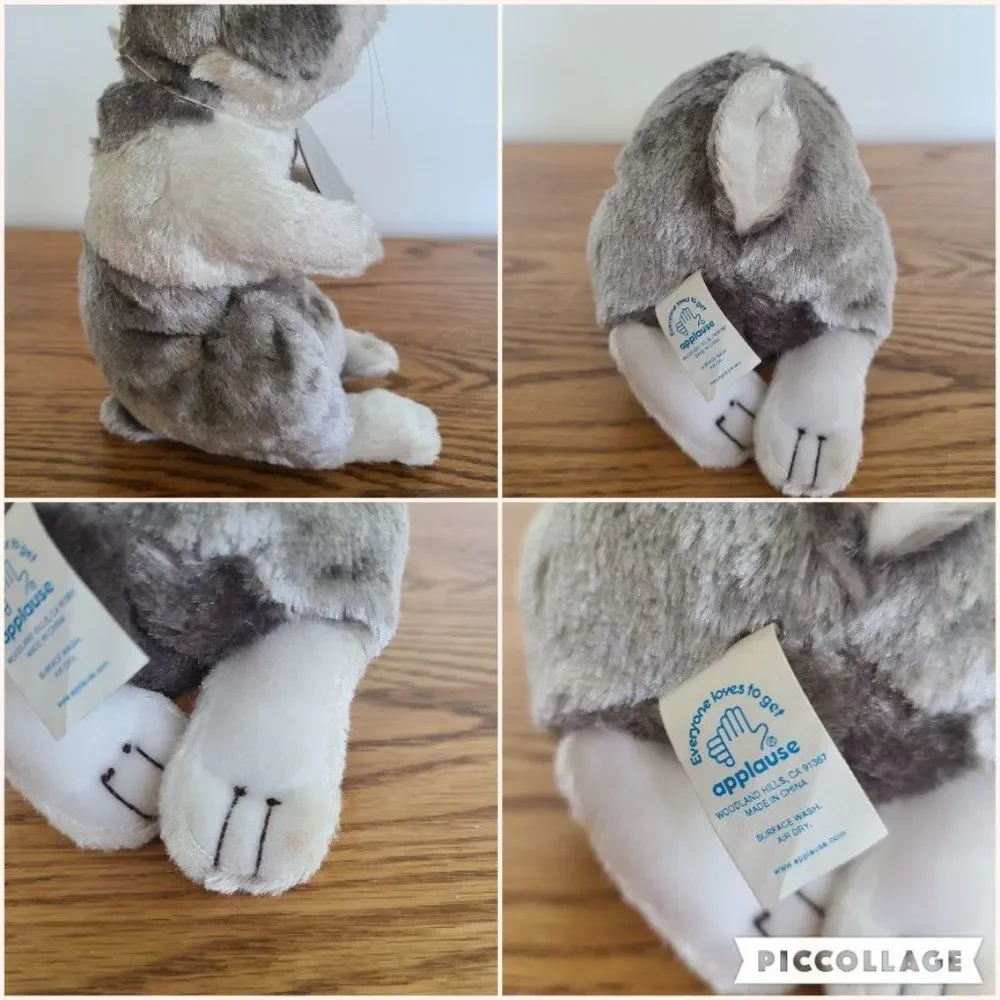 Blockbuster Video Carl Floppyfeet Stuffed Animal Bunny Rabbit Vintage From 2002